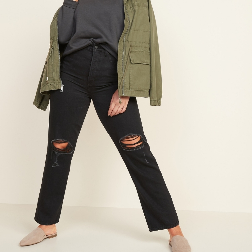 16 Petite Old Navy Extra High-Waisted Jean NWT